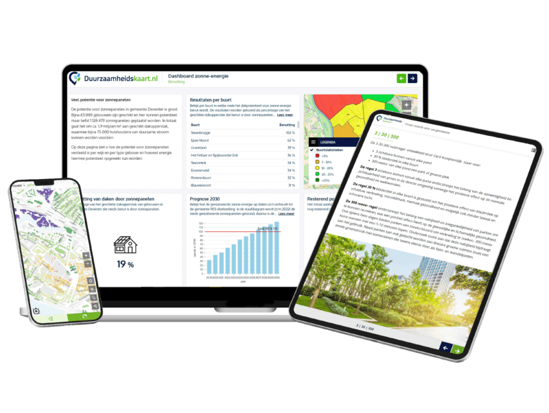 Duurzaamheidskaart screenshot