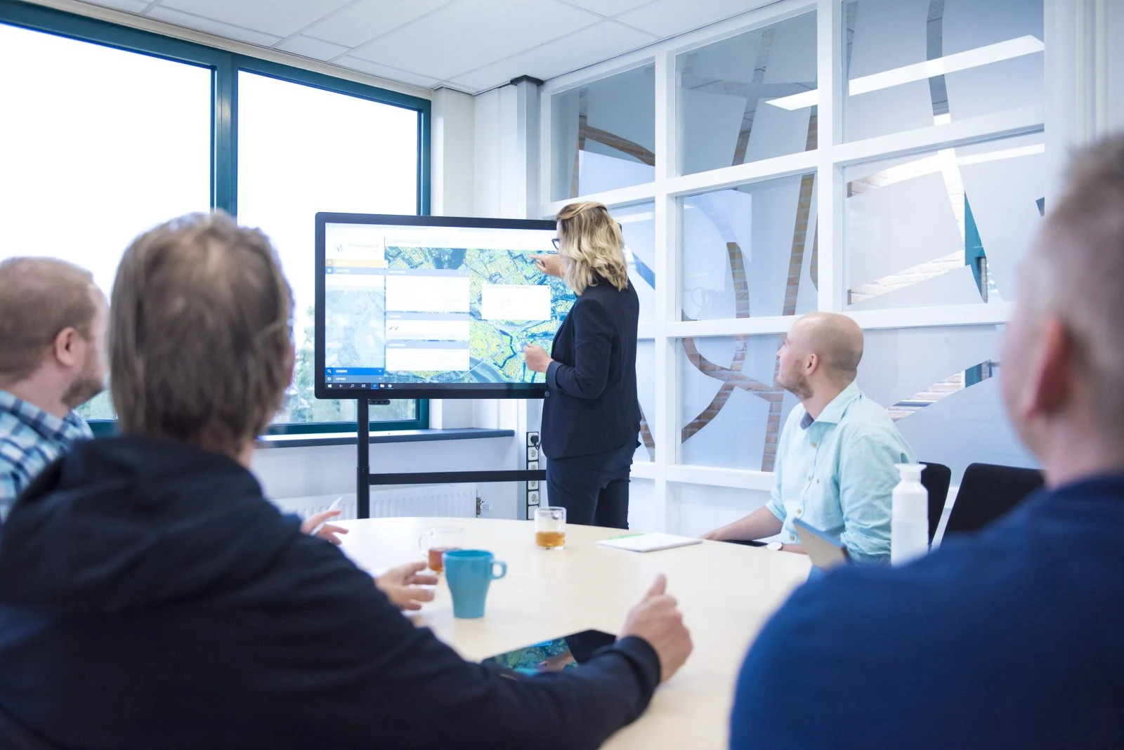 TouchTable in het kantoor